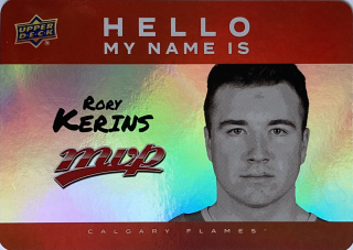 2025-26 MVP #HNI-05 Rory Kerins - HELLO MY NAME IS
