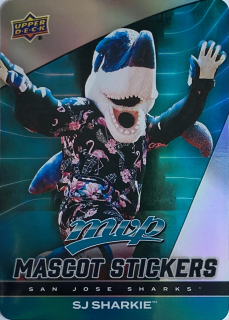 2025-26 MVP #MS-21 SJ Sharkie - MASCOT STICKERS