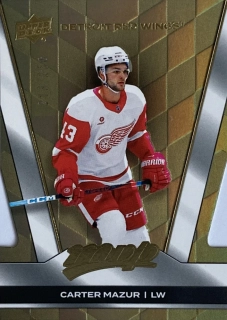 2025-26 MVP #CC-42 Carter Mazur - COLORS & CONTOURS GOLD /299