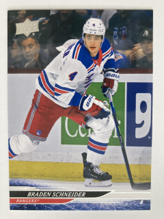 2024-25 UD Series 2 #366 Braden Schneider