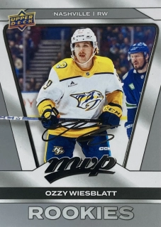 2025-26 MVP #221 Ozzy Wiesblatt - ROOKIE SILVER SCRIPT