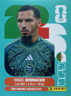 2026 FIFA World Cup Stickers #ALG08 Ismaēl Bennacer
