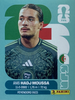 2026 FIFA World Cup Stickers #ALG17 Anis Hadj Moussa