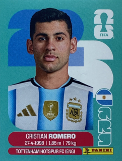 2026 FIFA World Cup Stickers #ARG04 Christian Romero