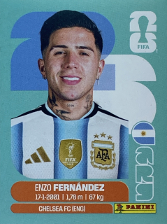 2026 FIFA World Cup Stickers #ARG08 Enzo Fernández