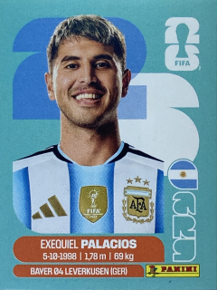 2026 FIFA World Cup Stickers #ARG11 Exequiel Palacios