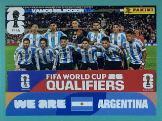 2026 FIFA World Cup Stickers #ARG13 We Are Argentina