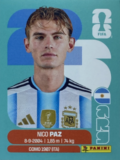 2026 FIFA World Cup Stickers #ARG14 Nico Paz