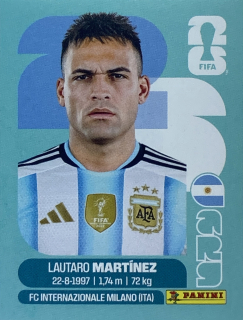 2026 FIFA World Cup Stickers #ARG18 Lautaro Martínez