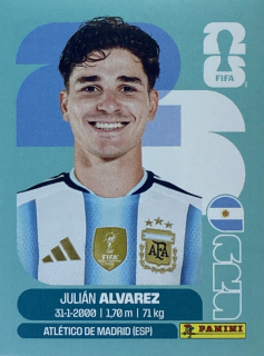 2026 FIFA World Cup Stickers #ARG19 Julián Alvarez