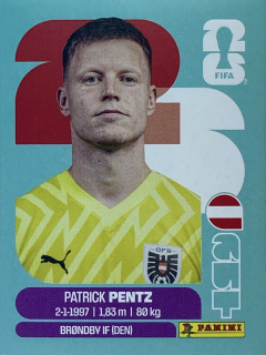 2026 FIFA World Cup Stickers #AUT03 Patrick Pentz