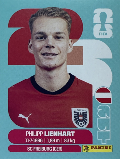 2026 FIFA World Cup Stickers #AUT06 Philipp Lienhart