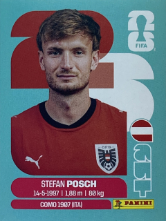 2026 FIFA World Cup Stickers #AUT07 Stefan Posch