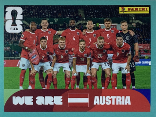 2026 FIFA World Cup Stickers #AUT13 We Are Austria