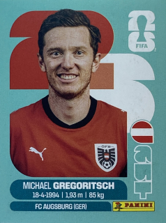 2026 FIFA World Cup Stickers #AUT19 Michael Gregoritsch
