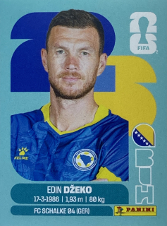 2026 FIFA World Cup Stickers #BIH18 Edin Džeko