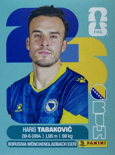 2026 FIFA World Cup Stickers #BIH20 Haris Tabaković