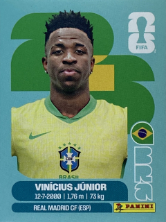 2026 FIFA World Cup Stickers #BRA14 Vinícius Júnior