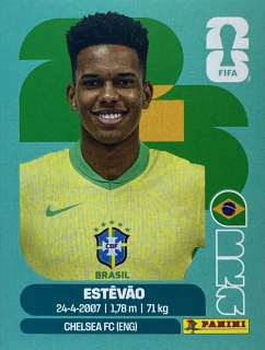 2026 FIFA World Cup Stickers #BRA20 Estêvão