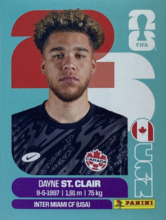 2026 FIFA World Cup Stickers #CAN02 Dayne St. Clair