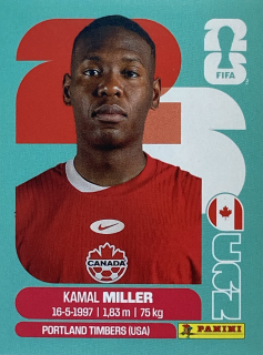 2026 FIFA World Cup Stickers #CAN09 Kamal Miller