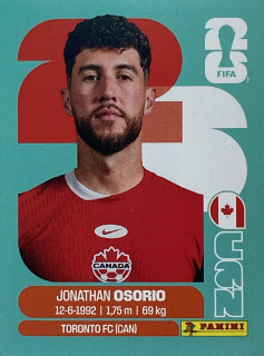 2026 FIFA World Cup Stickers #CAN12 Jonathan Osorio