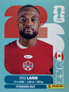 2026 FIFA World Cup Stickers #CAN19 Cyle Larin