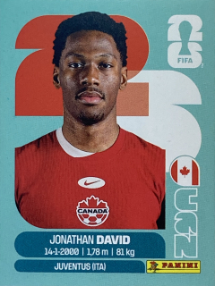 2026 FIFA World Cup Stickers #CAN20 Jonathan David
