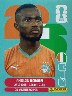 2026 FIFA World Cup Stickers #CIV03 Ghislain Konan