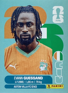 2026 FIFA World Cup Stickers #CIV19 Evann Guessand