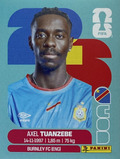 2026 FIFA World Cup Stickers #COD04 Axel Tuanzebe