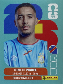 2026 FIFA World Cup Stickers #COD08 Charles Pickel