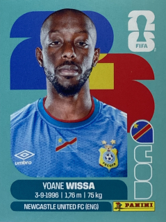 2026 FIFA World Cup Stickers #COD16 Yoane Wissa