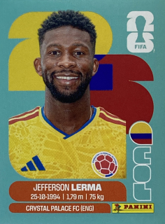 2026 FIFA World Cup Stickers #COL10 Jefferson Lerma