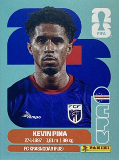 2026 FIFA World Cup Stickers #CPV10 Kevin Pina