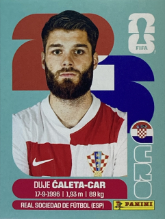 2026 FIFA World Cup Stickers #CRO03 Duje Ćaleta-Car