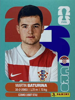 2026 FIFA World Cup Stickers #CRO11 Martin Baturina