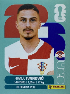 2026 FIFA World Cup Stickers #CRO20 Franjo Ivanović