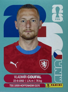 2026 FIFA World Cup Stickers #CZE05 Vladimír Coufal