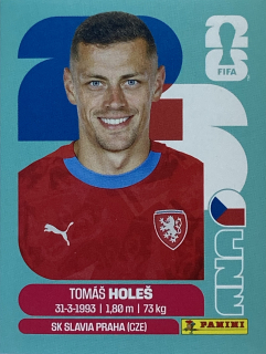 2026 FIFA World Cup Stickers #CZE07 Tomáš Holeš