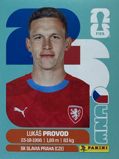 2026 FIFA World Cup Stickers #CZE10 Lukáš Provod