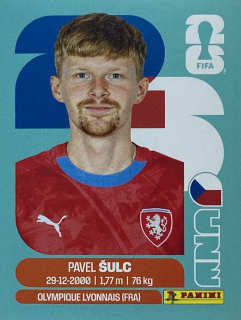 2026 FIFA World Cup Stickers #CZE14 Pavel Šulc