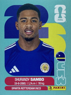 2026 FIFA World Cup Stickers #CUW08 Shurandy Sambo