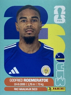 2026 FIFA World Cup Stickers #CUW10 Godfried Roemeratoe