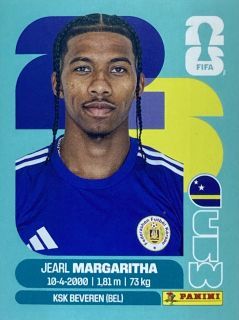 2026 FIFA World Cup Stickers #CUW16 Jearl Margaritha