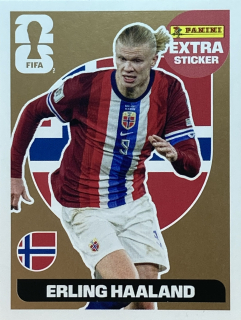 2026 FIFA World Cup Stickers - Erling Haaland - EXTRA STICKER BRONZE