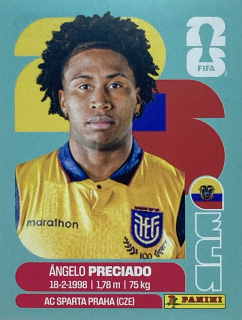 2026 FIFA World Cup Stickers #ECU07 Ángelo Preciado