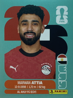2026 FIFA World Cup Stickers #EGY10 Marwan Attia