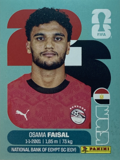 2026 FIFA World Cup Stickers #EGY16 Osama Faisal