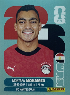 2026 FIFA World Cup Stickers #EGY18 Mostafa Mohamed